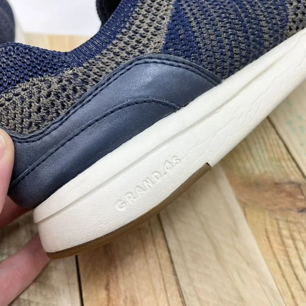 Cole Haan Grandpro Runner Stitchlite Shoes Mens Size 11 M Knit Navy Blue C27763